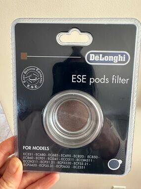 DeLonghi ESE Pods Filter - Silver